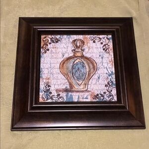 Kirklands Brown and Blue Decorative Picture Frame